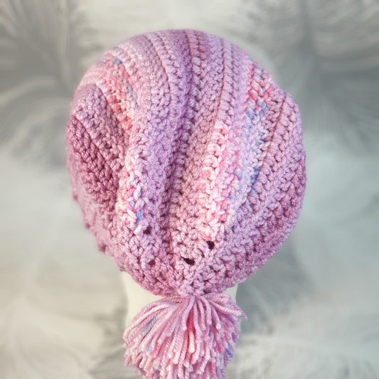 Slouchy bobble hat