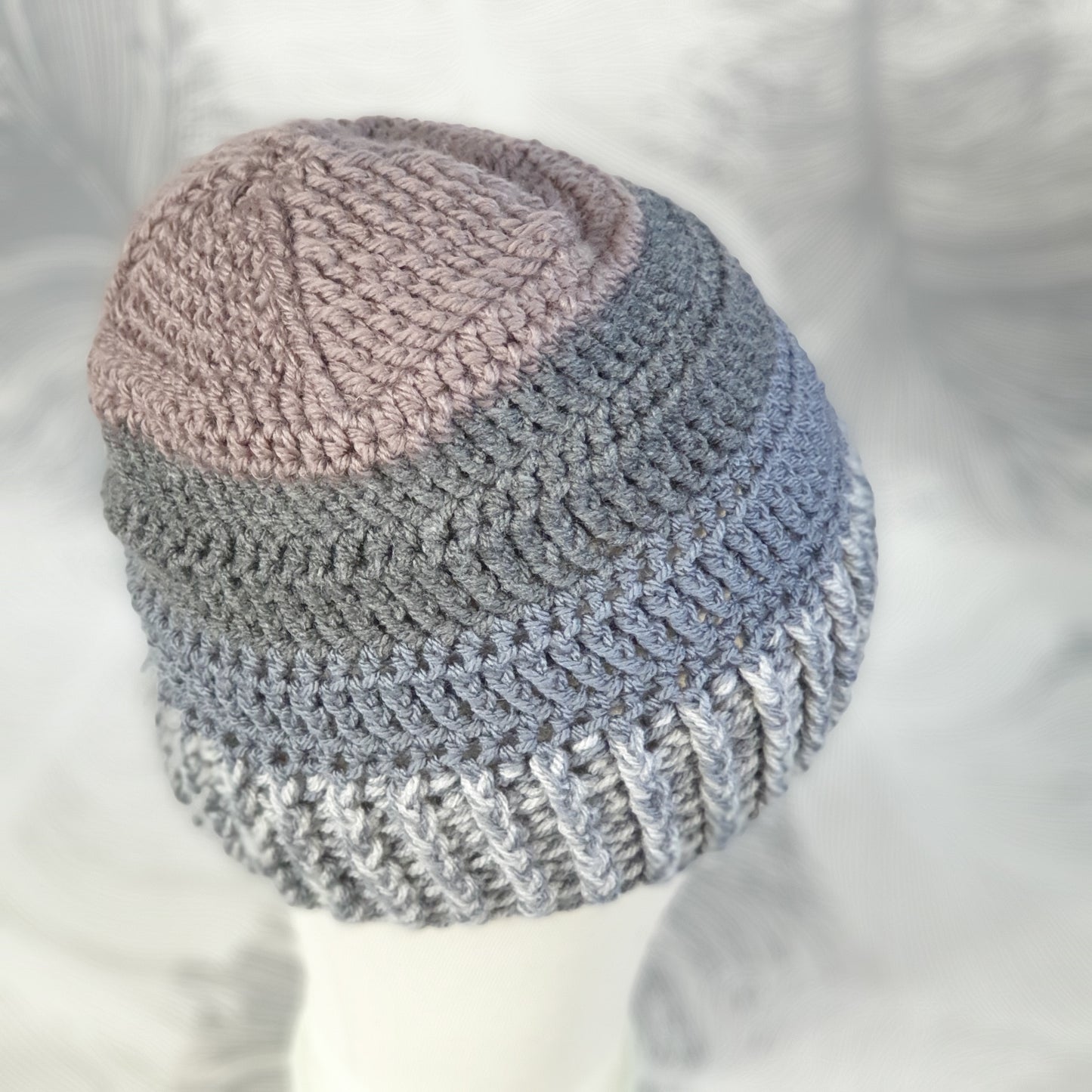 Crocheted beanie