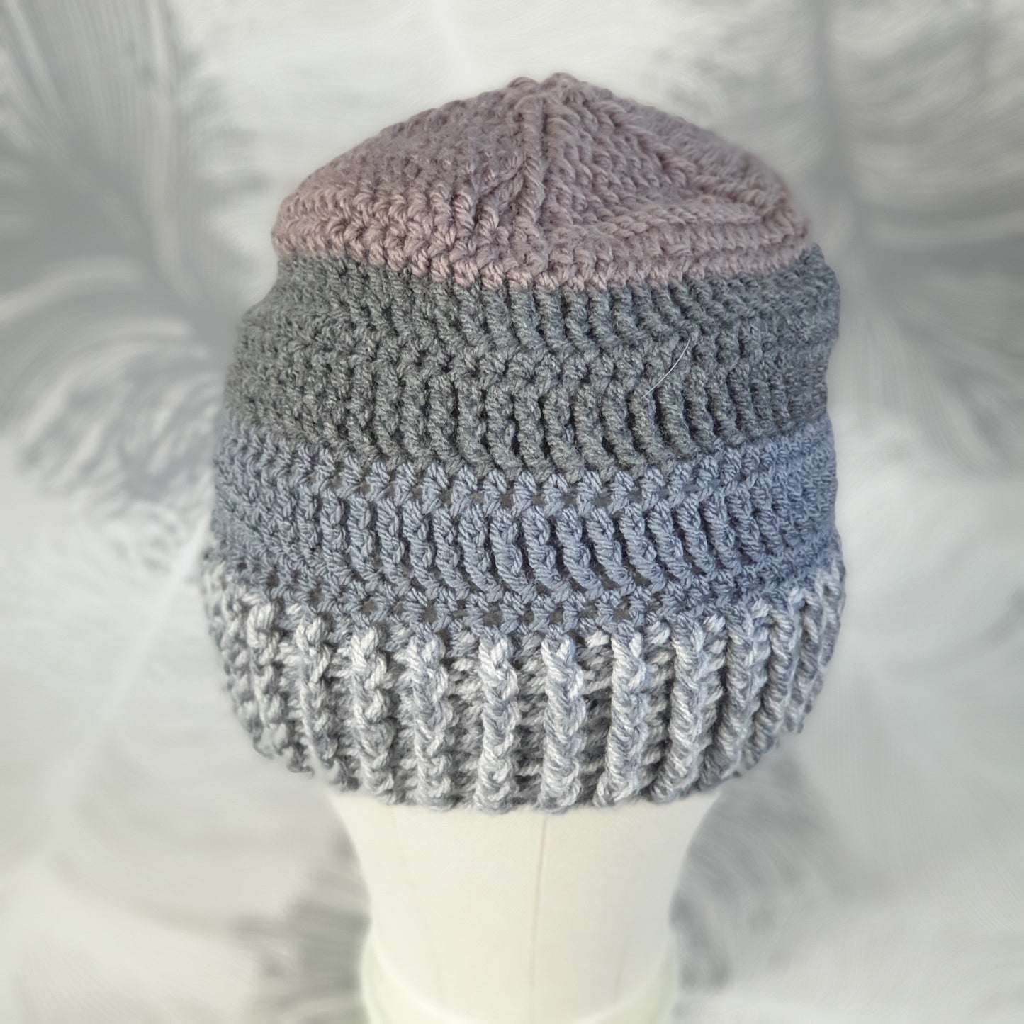 Crocheted beanie